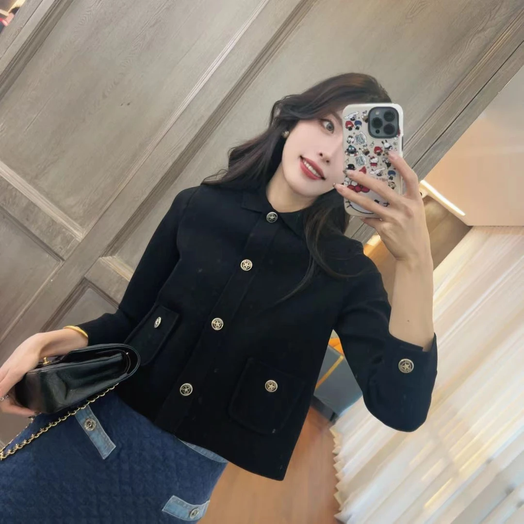 麦殿/95新/DIOR迪奥/针织毛衣上衣黑色36码/240907ZMPGD07