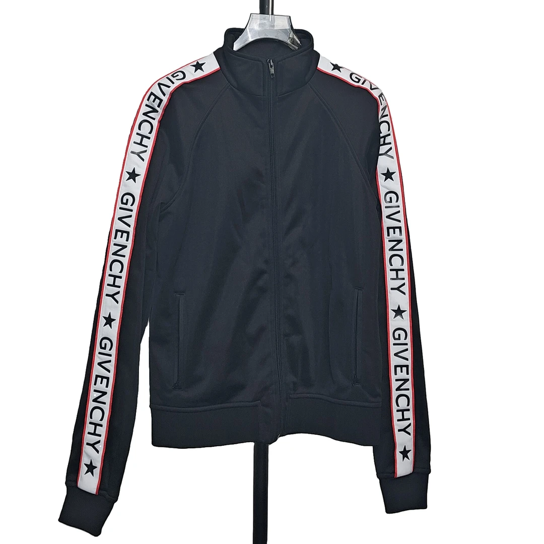 麦殿/95新/Givenchy纪梵希/尼龙运动装上衣黑色/230911QZF7H74