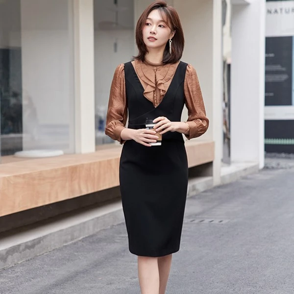 【红姐严选】新款金诗丹连衣裙23AL1150