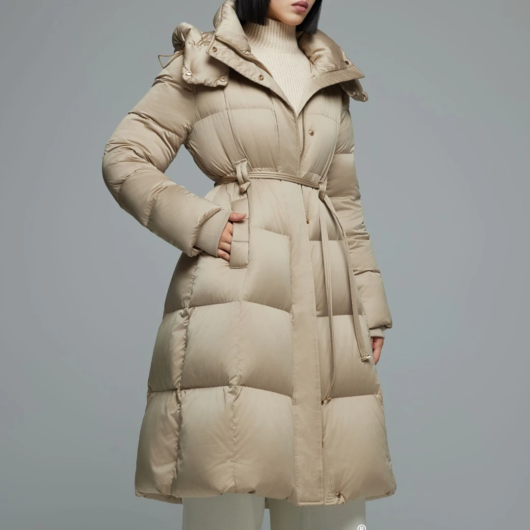 【红姐严选】新款时尚厚款长羽绒服-SDYH2302