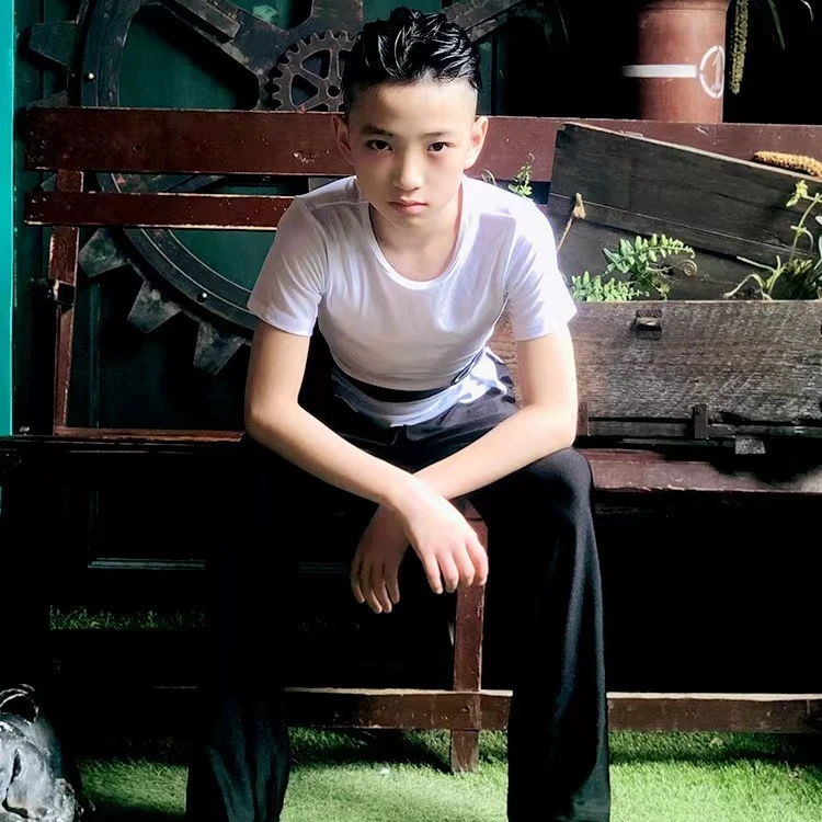 OOPE 舞配舞服男生练习服套装  L20039