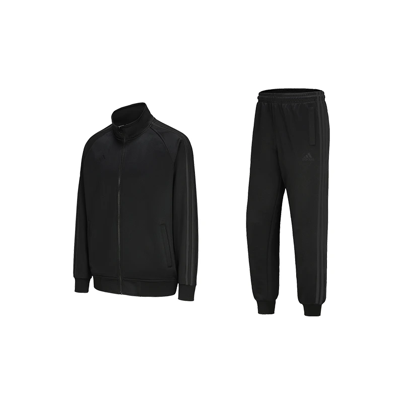 【达人专属】 adidas秋款运动服休闲黑武士针织外套长裤束脚裤套装