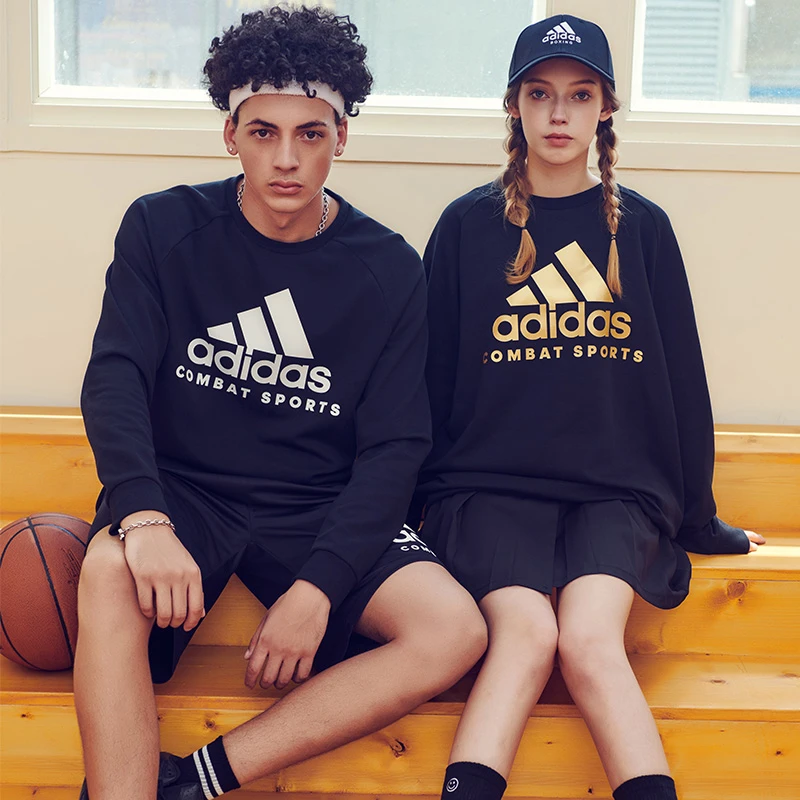 adidas/阿迪达斯武搏秋款卫衣休闲运动圆领潮流adiCLTL19【达斯】