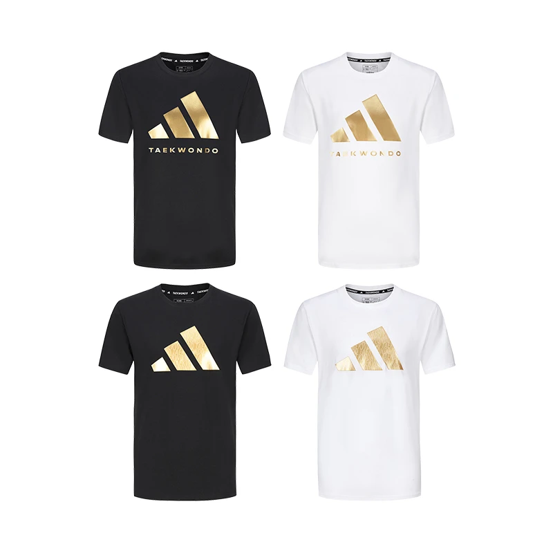 adidas/阿迪达斯24新款情侣休闲棉质运动T恤金标短袖合集