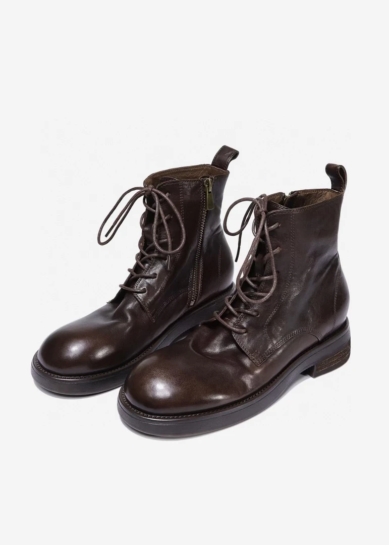 LUCKY SPRING春天家马丁短靴高级全真皮专柜正品广州女鞋