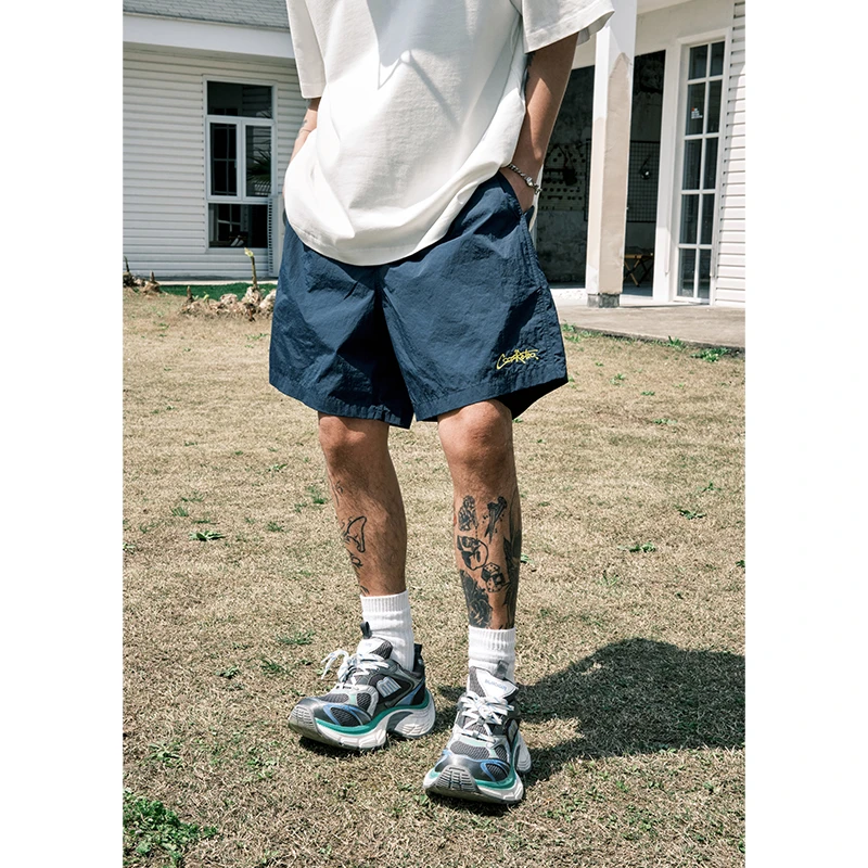 【CoosRetro】美式复古休闲裤短裤男女日系百搭潮流街头夏季CS42J68