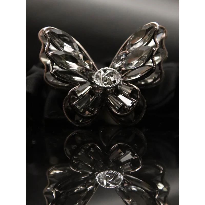 025拉格斐柜定制合金双层蝴蝶发绳