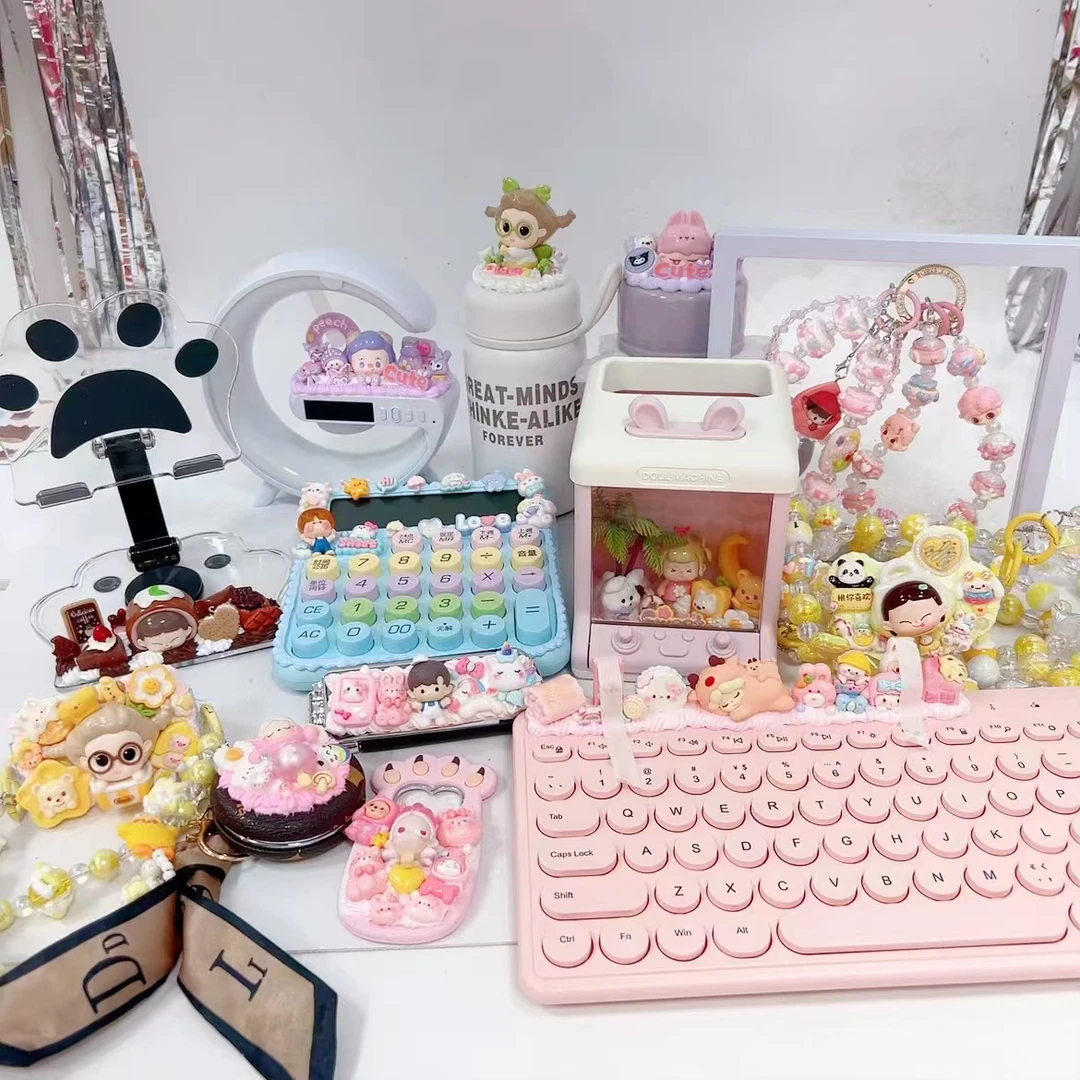 正版萌粒手办奶油胶DIY创意潮玩