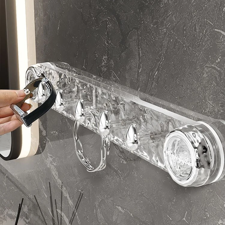 蓝藤吸盘波浴室挂钩强力旋转纹排钩卫生间挂钩免打孔承重创意