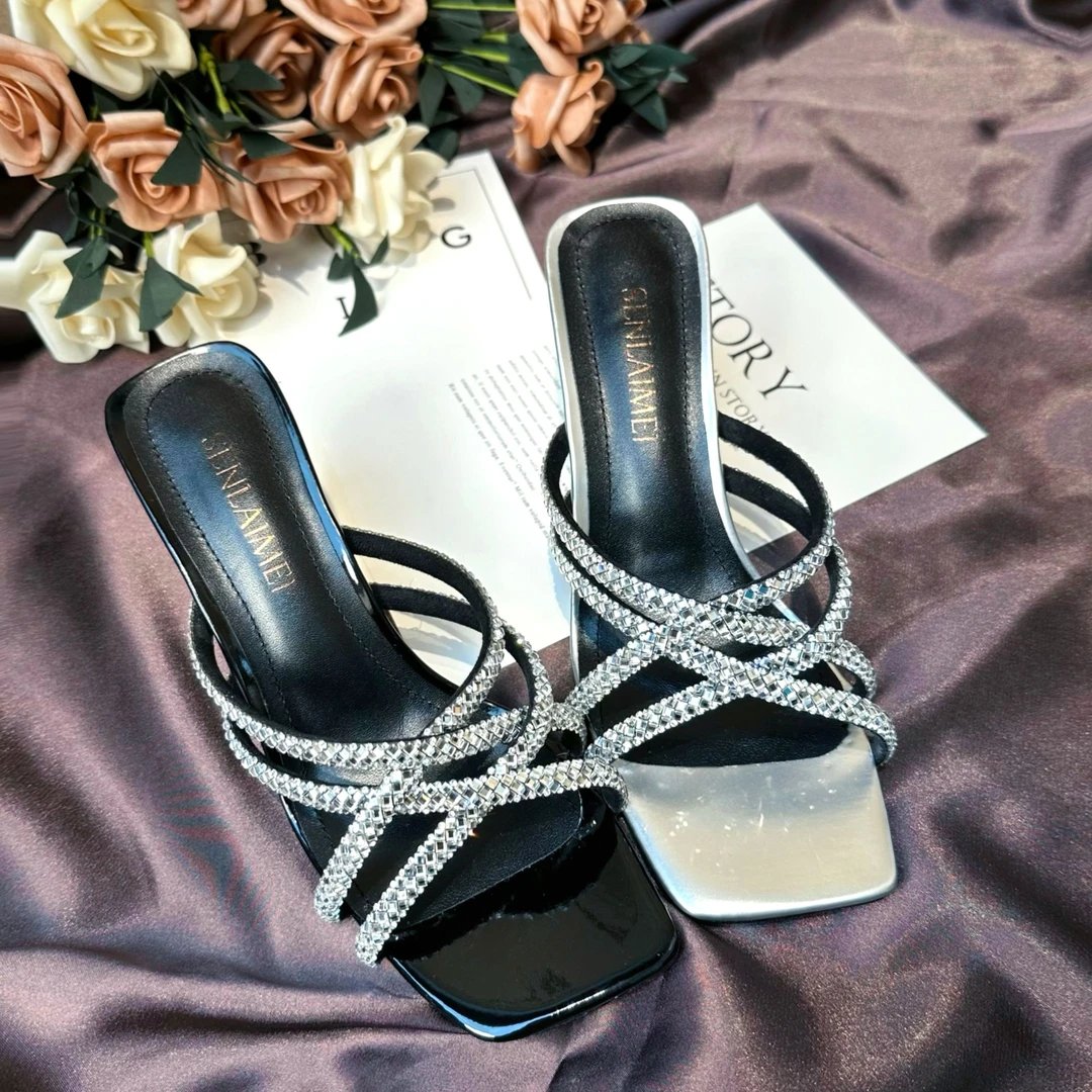 休闲款3-6CM 2024夏季新款百搭外穿时尚凉拖-8569/8595