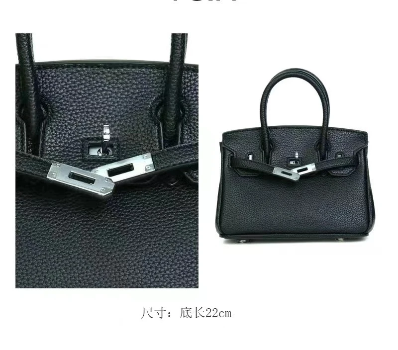 李老板 · 原创设计   真皮高定单肩斜挎包# yz  22 黑色bj