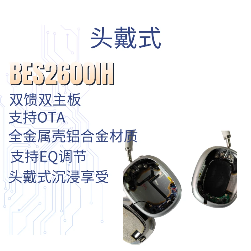 头戴式耳机40DB降噪耳机恒玄玄音蓝牙5.3蓝牙耳机