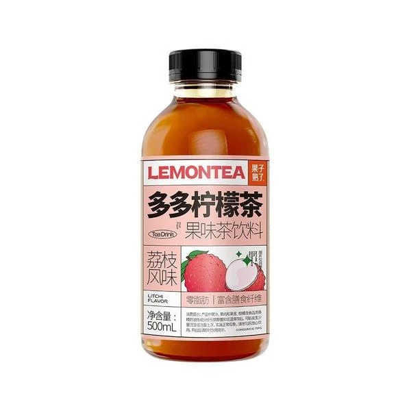 果子熟了多多柠檬茶荔枝味 500ml