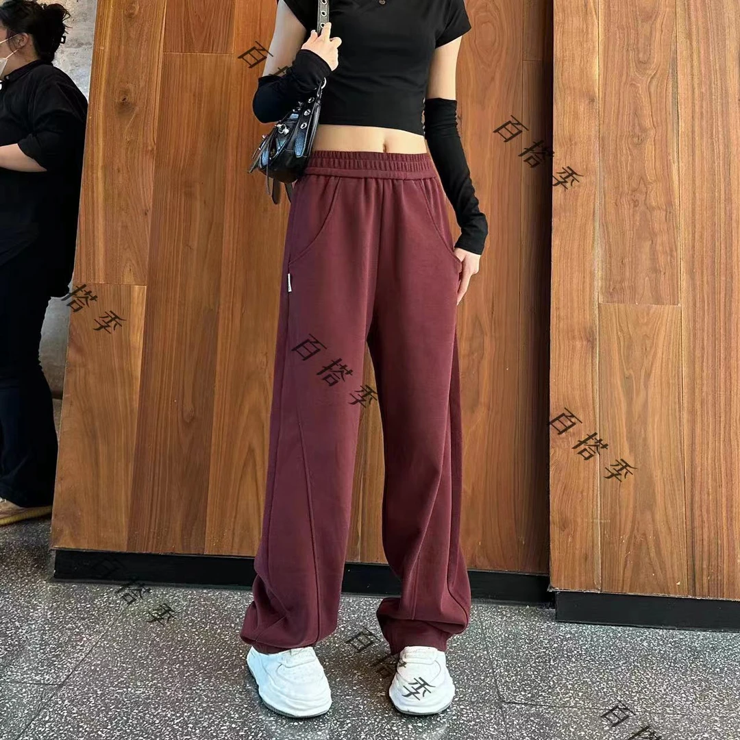 工厂店一显瘦香蕉裤高腰裤百搭净版休闲宽松显瘦女卫裤单款