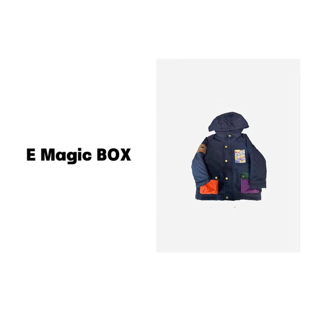 -E Magic Box童装“涂鸦游乐园”儿童限量款冲锋衣棉服外套86951