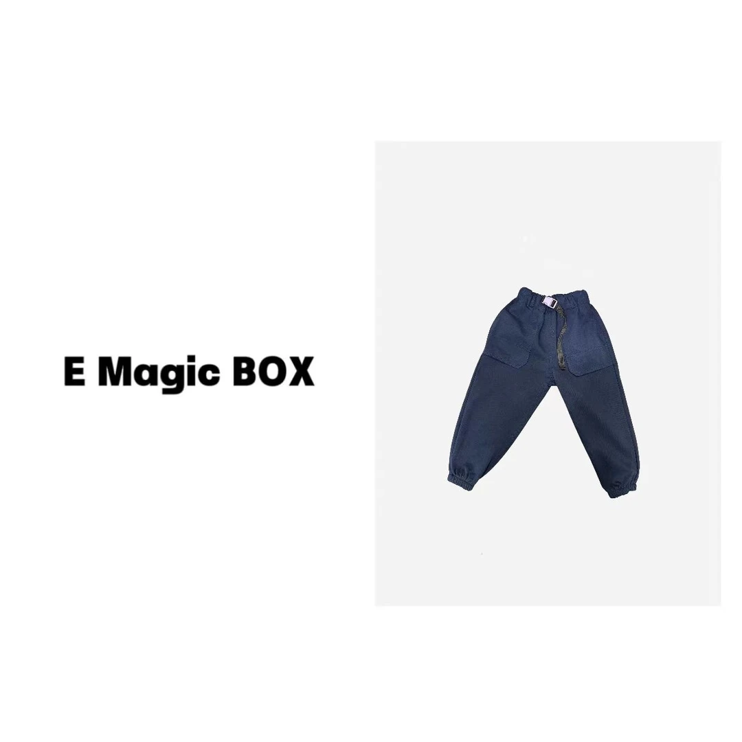 *E Magic Box“工装小主”儿童限量款一体绒工装裤74085