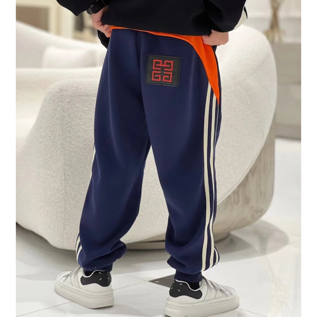 *E Magic Box“校园神器”儿童限量款一体绒休闲裤17638