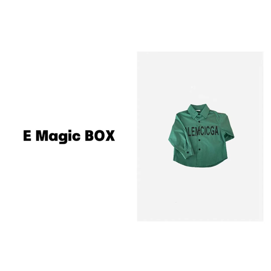 *E Magic Box童装“明星巴黎”儿童限量款衬衫19712