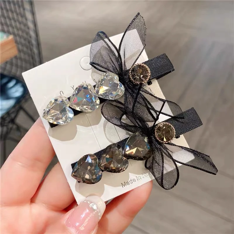 新款鸭嘴夹气质轻奢可爱碎发夹刘海侧边夹网红发卡复古ins重工