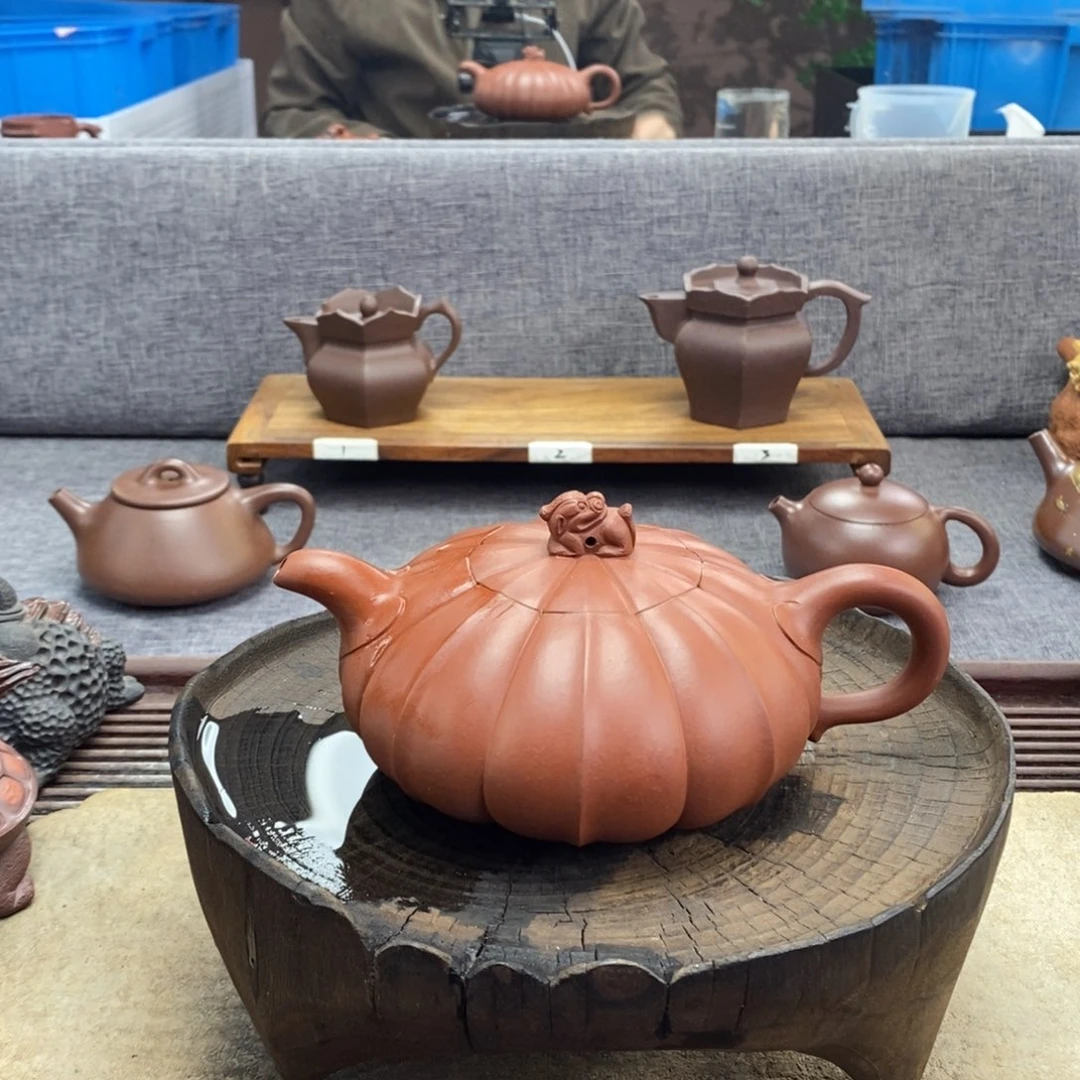 紫砂茶壶380容量艺术