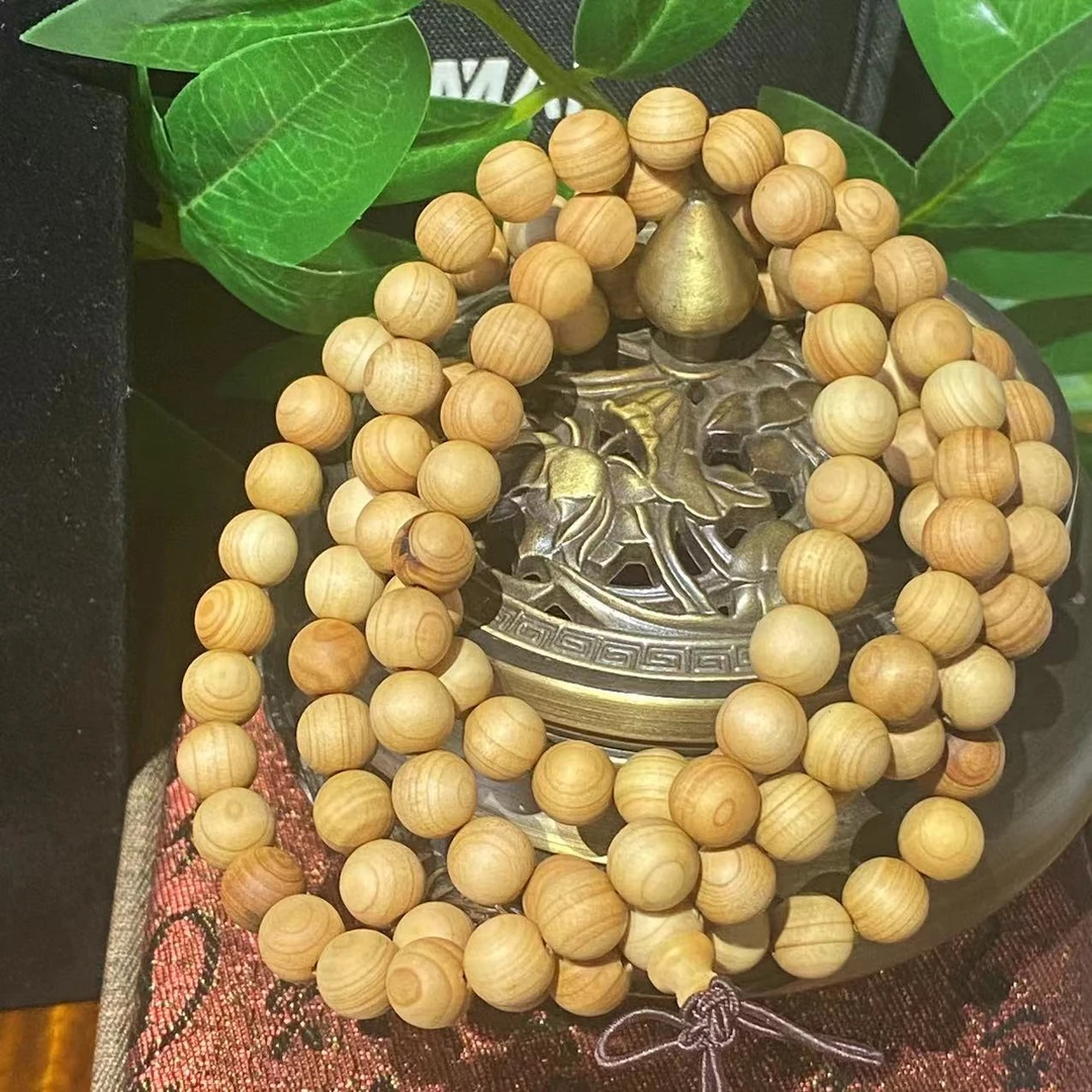 太行崖柏木手串文玩把件108颗0.8