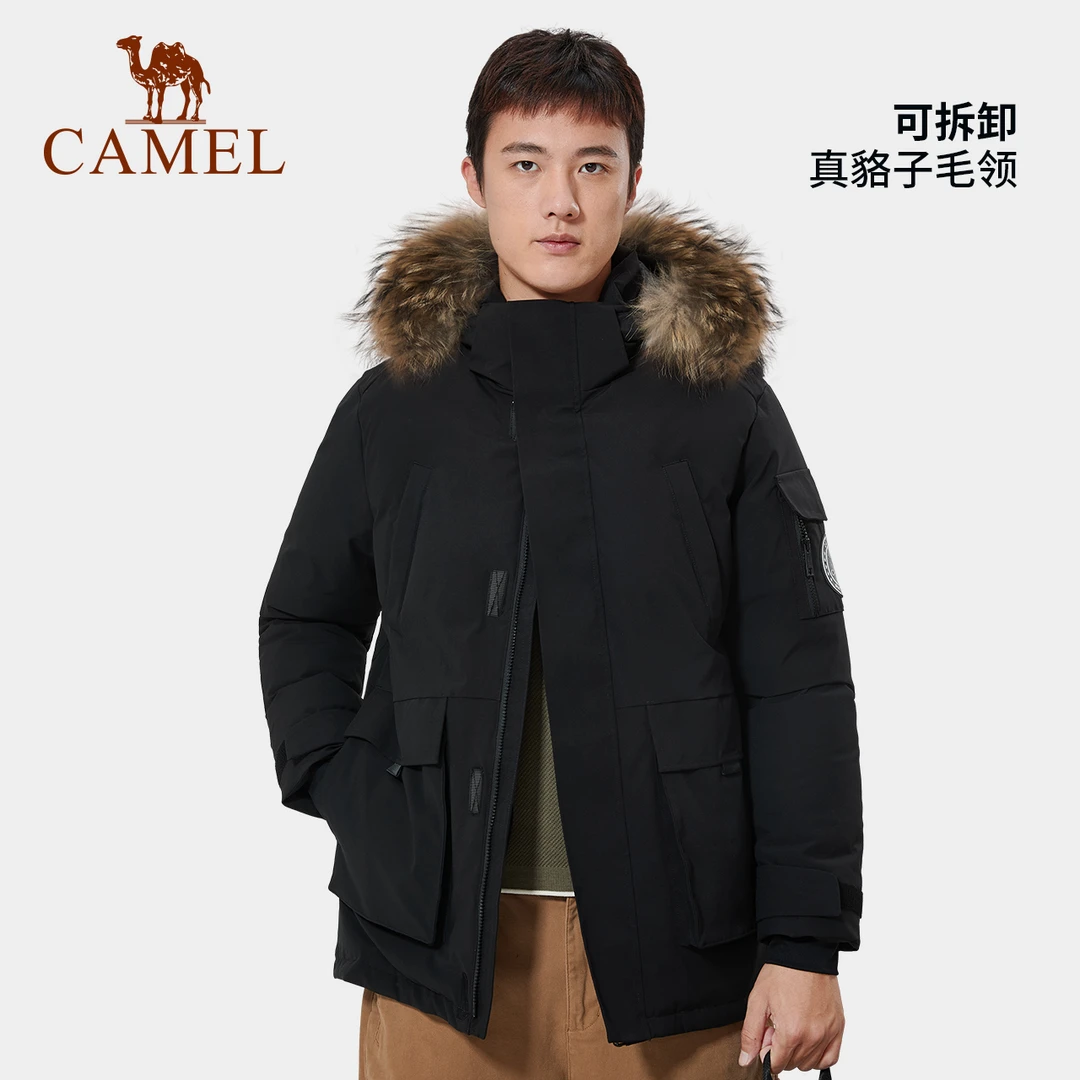 骆驼户外羽绒服男女冬季新款中长款AA12264035