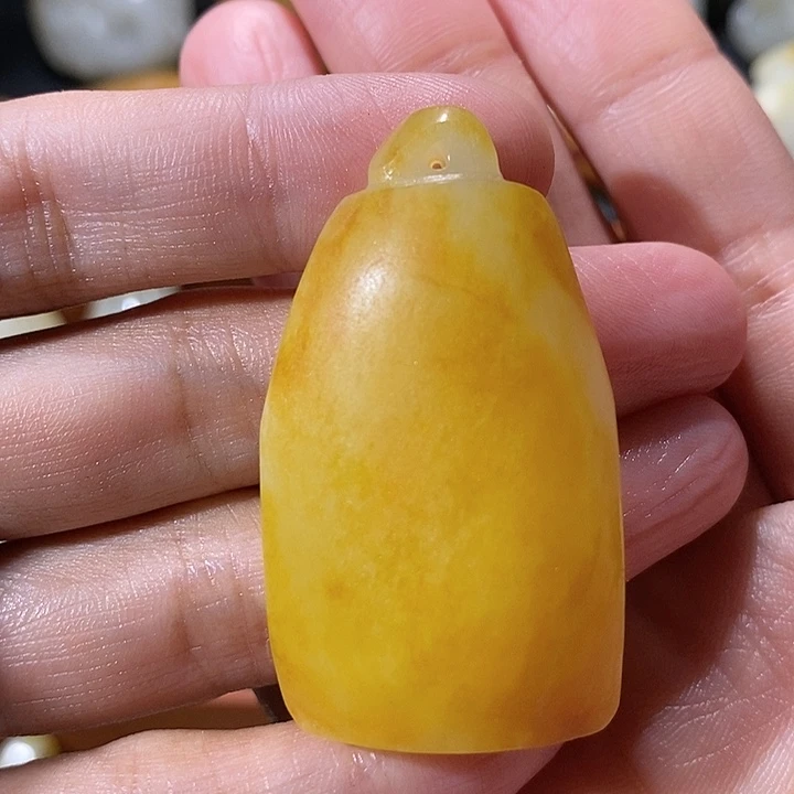 【闪购商品】和田玉挂件足铂镶嵌明***天