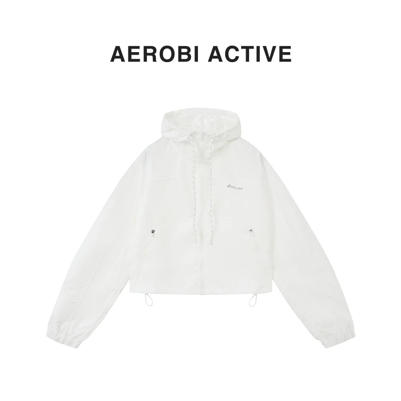 AEROBI ACTIVE春秋上衣外套运动时尚连帽百搭户外防风防晒 4317