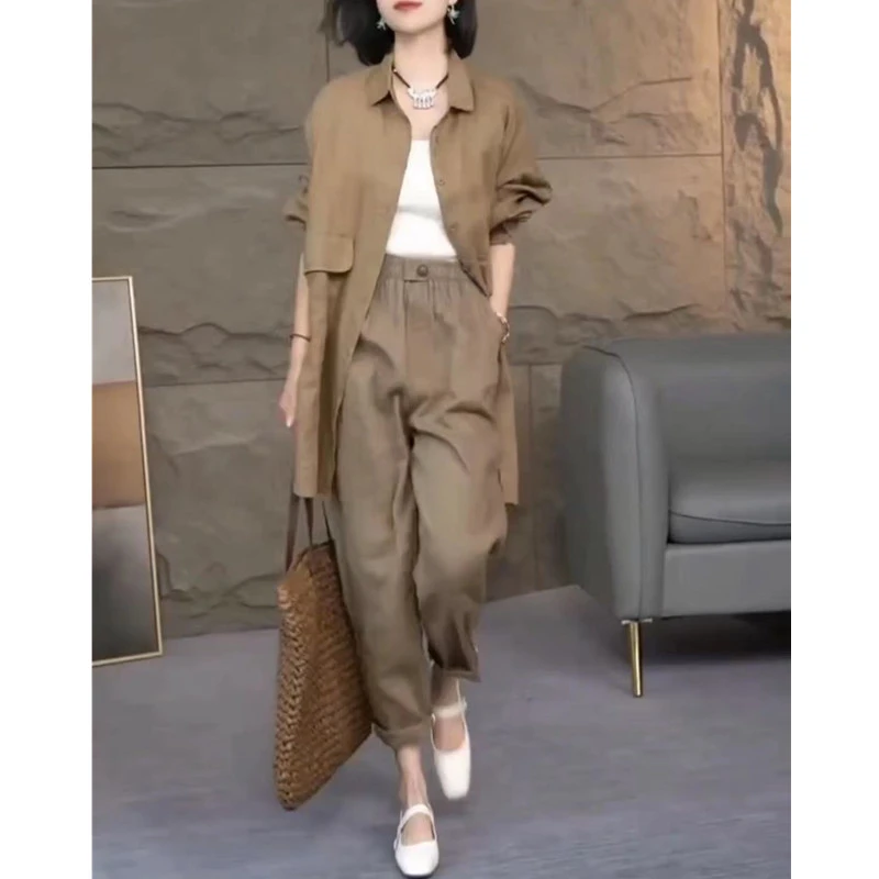 2025春夏秋季复古文艺显瘦盐系轻熟穿搭舒适减龄女装MM023089