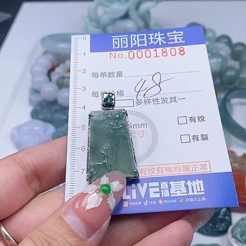 翡翠颈饰未镶嵌牌子