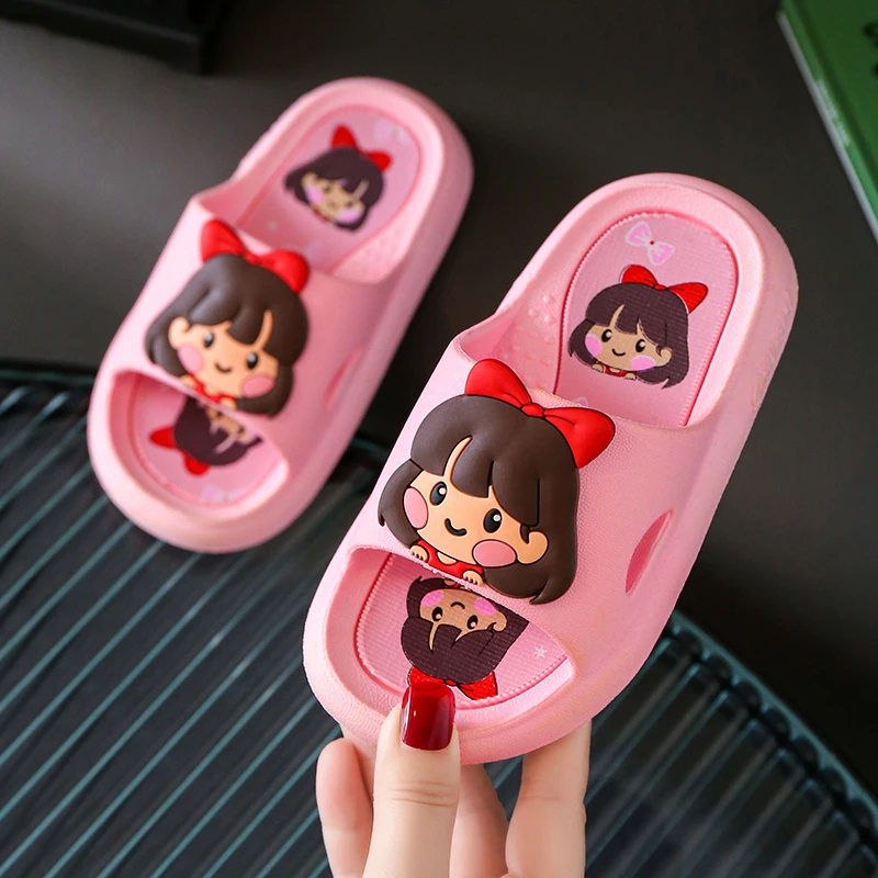 女童男童拖鞋亲子夏季软底居家外穿厚底浴室沙滩网红卡通小童小孩