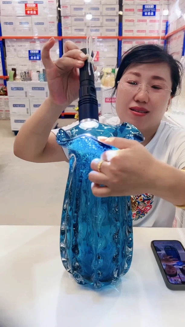 【闪购商品】蓝色气泡钱袋大号