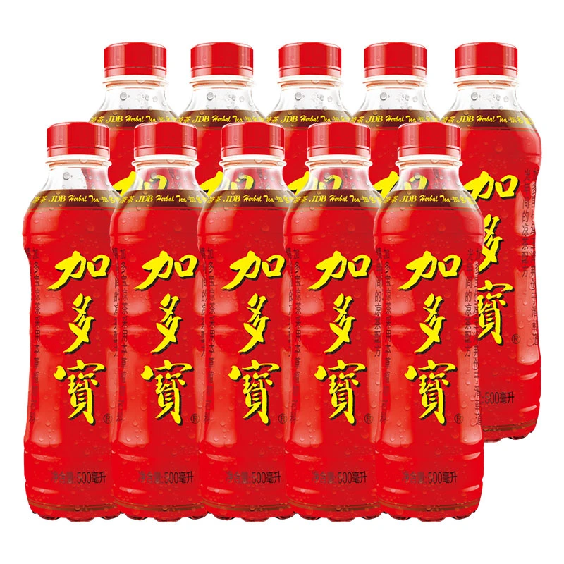 加多宝天然凉茶清凉植物饮料瓶装500ml*10瓶怕上火喝加多宝饮品