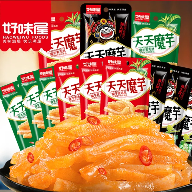 好味屋魔芋丝爽素毛肚散装小包装香麻辣解馋零食小吃休闲品大礼包