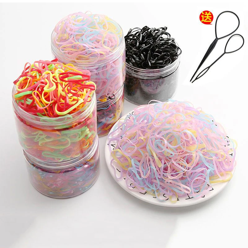 一次性橡皮筋发绳儿童发饰头绳韩国可爱小清新成人扎头发高弹发圈