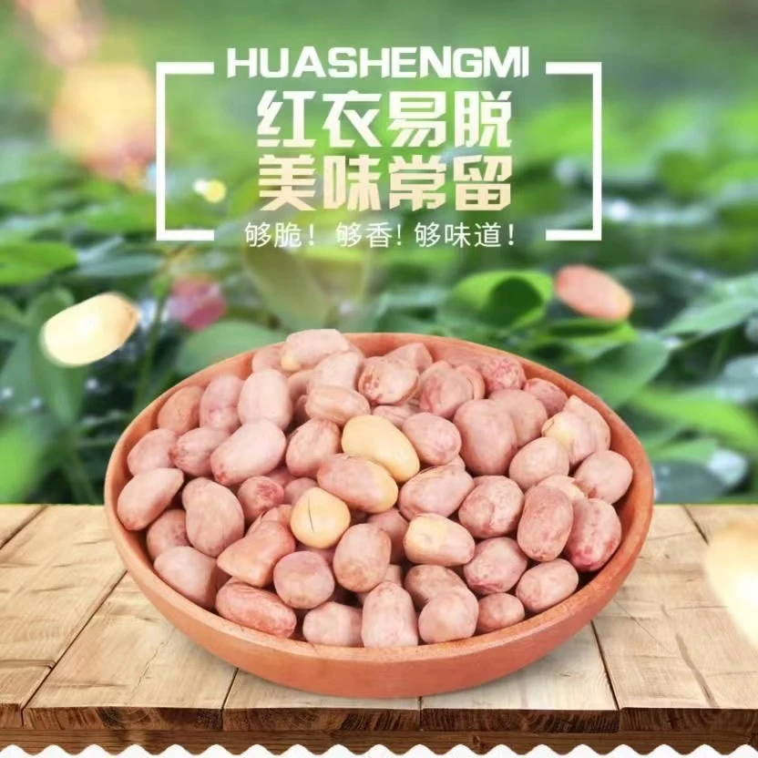 新五香花生米炒熟多味蒜香味奶香味原味山东特产炒货小零食下酒菜