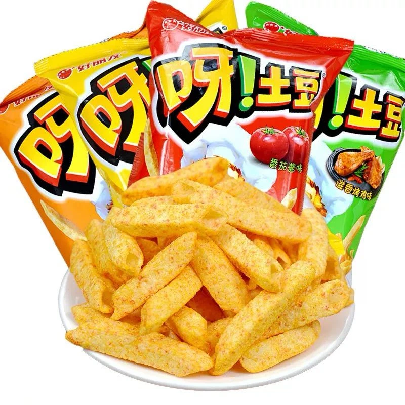 好丽友呀土豆解馋经典怀旧番茄酱蜂蜜黄油里脊牛排味薯条