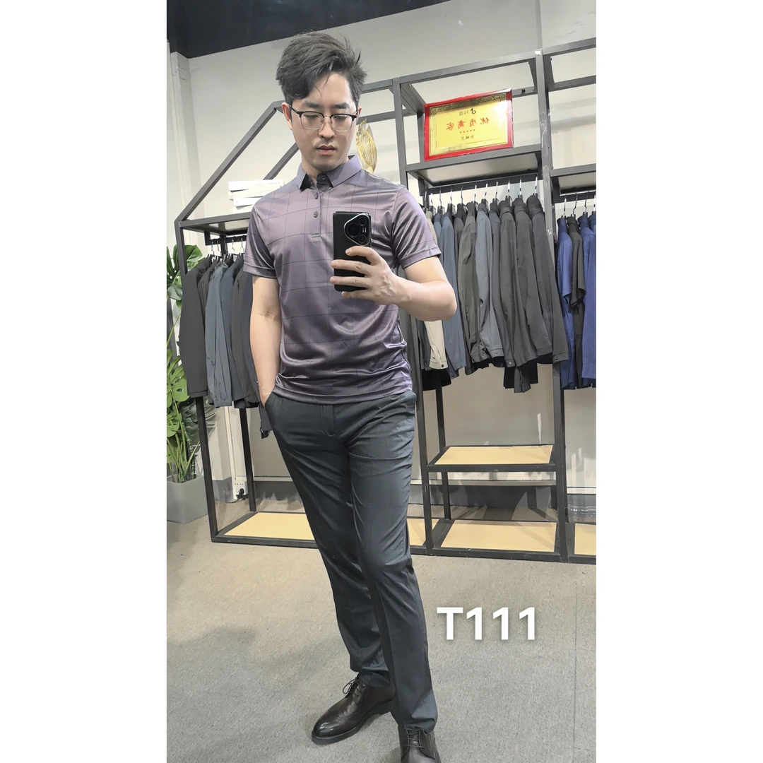 T111【T家】新款商务男装POLO衫#6617