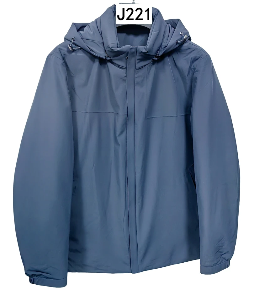 J221【卡尔家】新款商务男装 羽绒服#18105黑蓝色