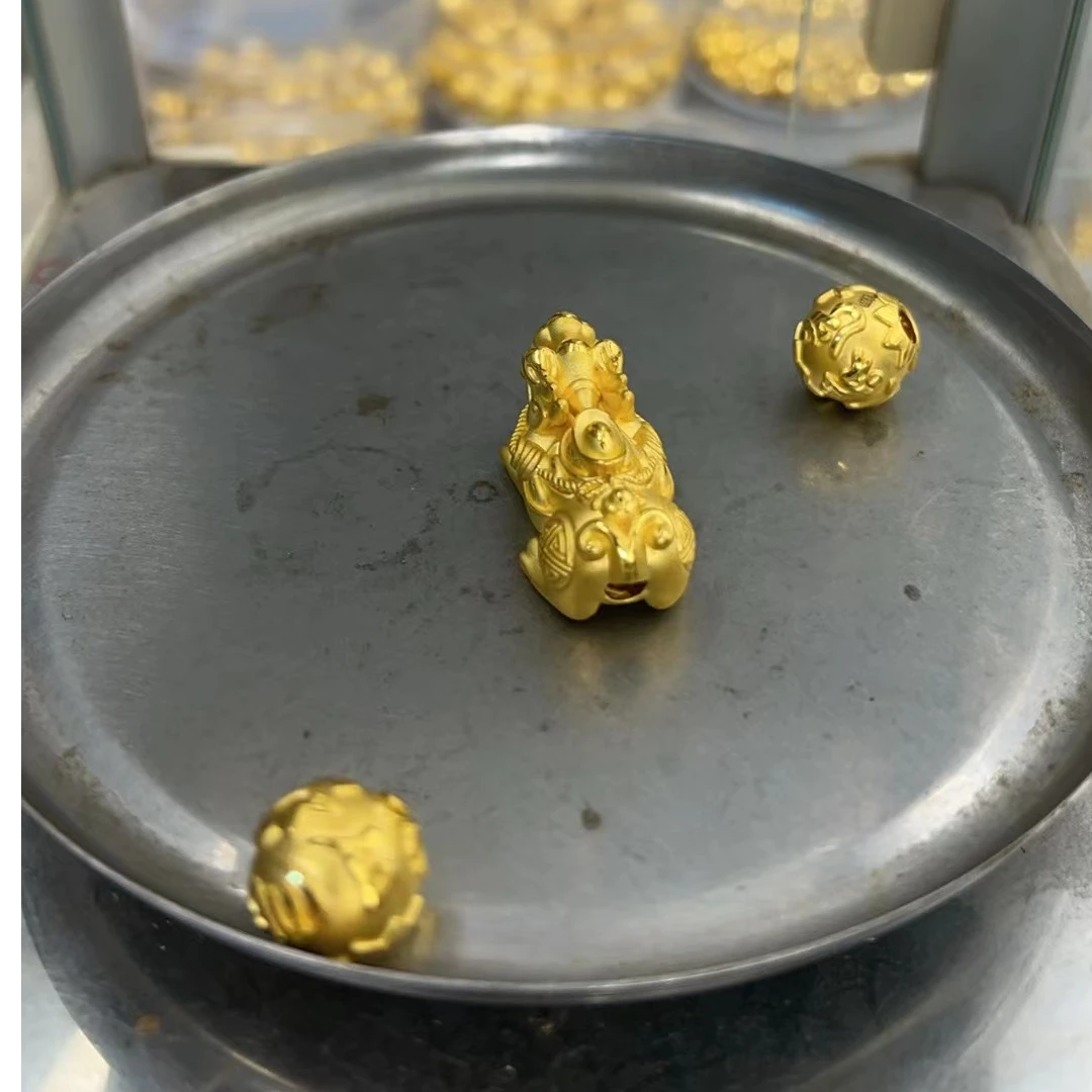 7.83克足金999貔貅转运珠