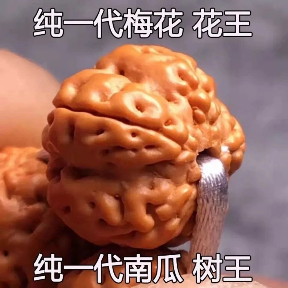 精品果冻料小金刚菩提子108颗5瓣一代花王梅花桩项佛珠手串男女士