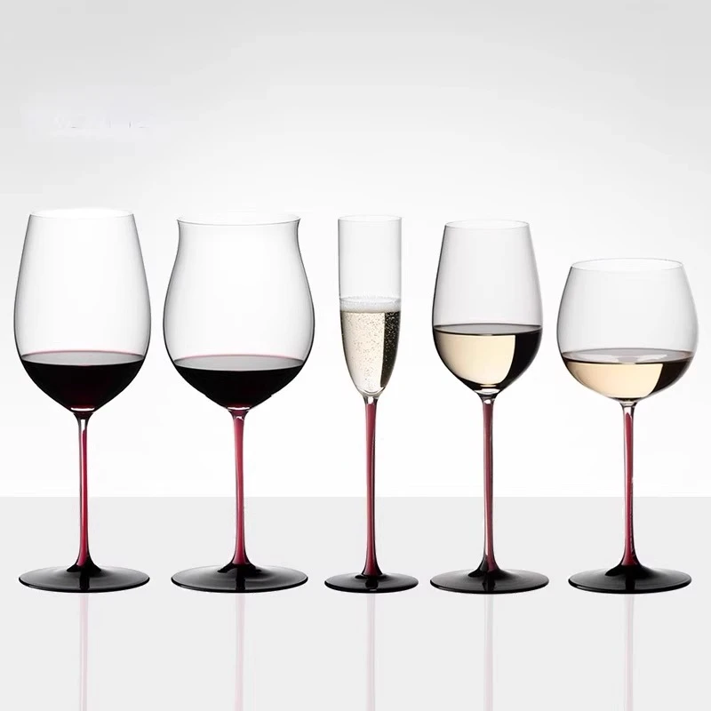 高颜值爆款红领结波尔多勃艮第手工水晶红酒杯香槟杯高颜值礼物