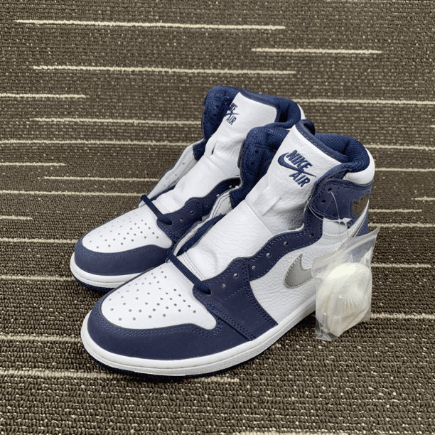 市场价2009/AJ1 海军蓝 鞋码41 未使用 原盒 DC1788-100logo氧化