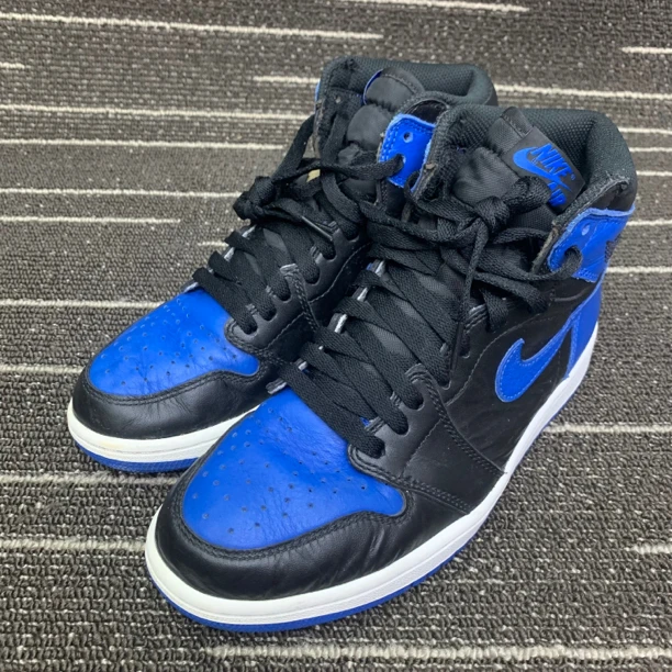 AJ1黑蓝 鞋码40.5 二手 原盒 555088-007