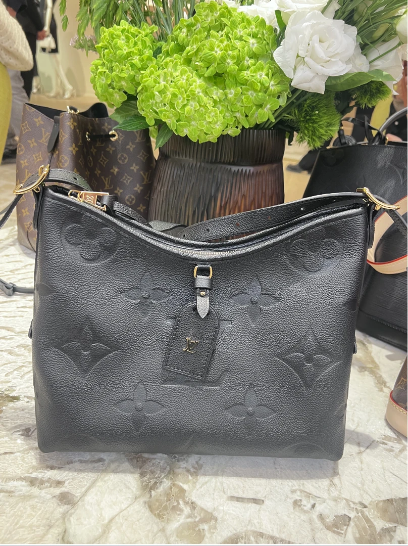 全新未使用 LouisVuitton/路易威登 LV  carryall 小号黑色皮包包