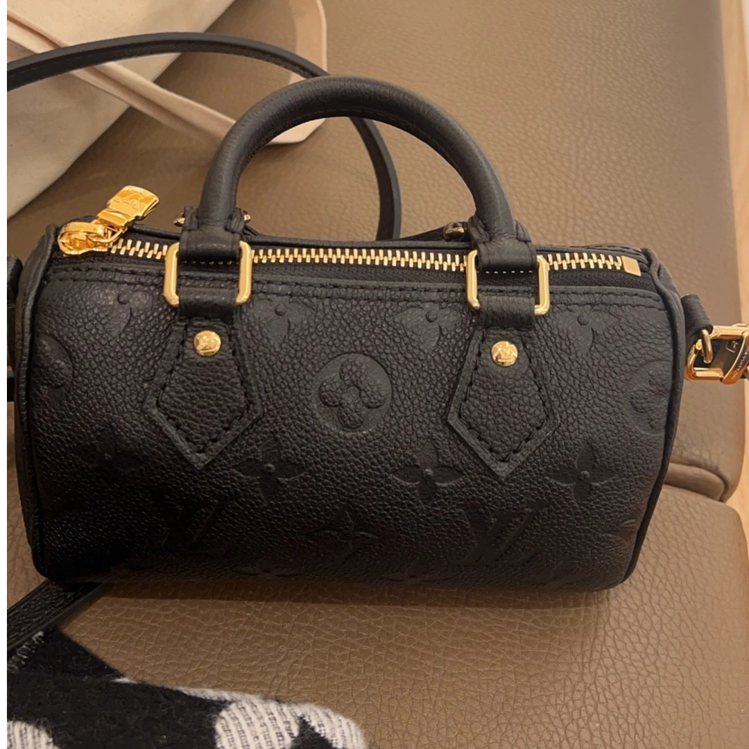 全新未使用 LouisVuitton/路易威登 LV nano speedy黑色包