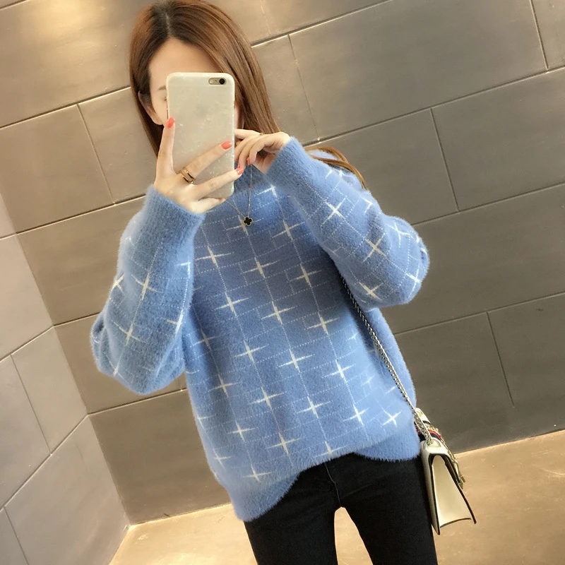 2024秋季可爱针织衫新款外套女韩版宽松甜美学生女短款开衫毛衣女