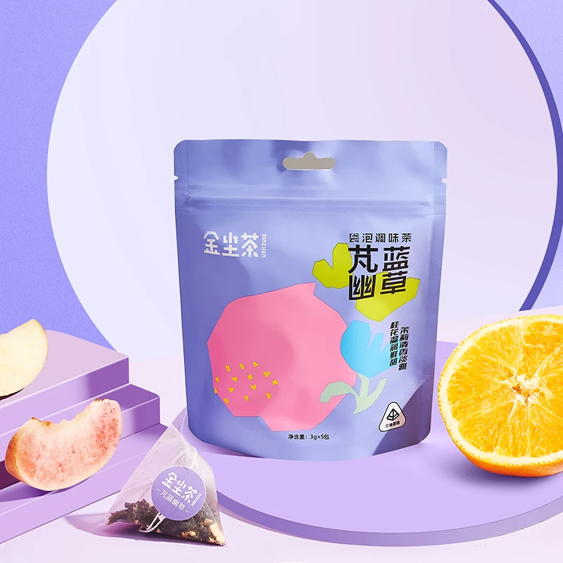 金尘热泡芃蓝幽草五连包果香冲泡花果香