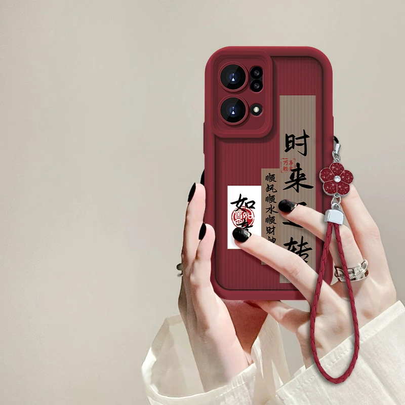 适用于OPPO Reno7Pro时来运转手机壳天眼阶梯全包硅胶女款防摔壳