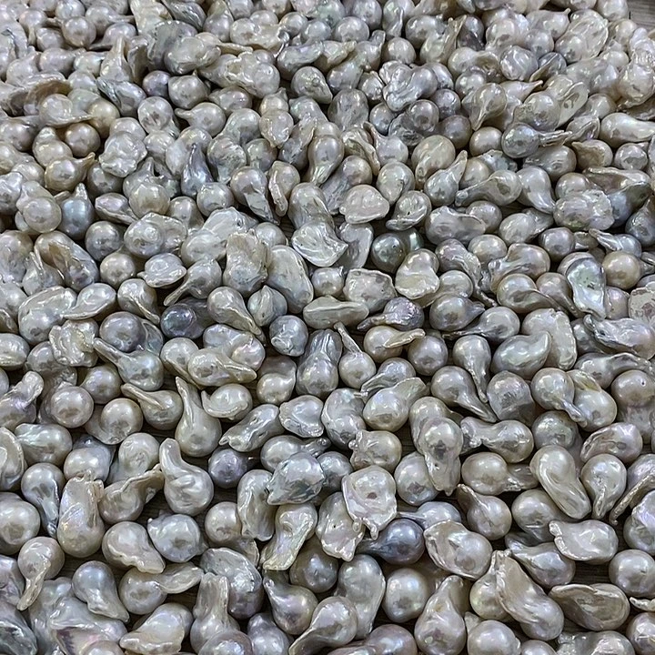 淡水珍珠耳饰银S925镶嵌